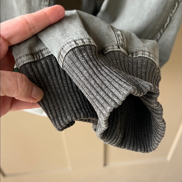 Standard James Perse Contrast Sweatpants in Army Green Pigment Sz 3=L - Picture 9 of 10